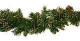 Good Tidings 4750012 Royal Cashmere Artificial Prelit Christmas Garland 9 Feet Long
