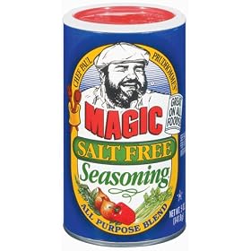 Chef Paul Prudhomme's Magic Seasoning Blends ~ Magic Salt Free Seasoning, 5-Ounce Canister