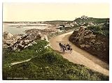 Guernsey, Cobo, Channel Islands, England wall sized print (photochrom) photochrome , 8x10