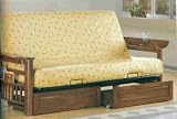 Weathered Oak Futon W/storage Drawers