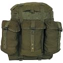 Olive Drab Pack With New GI Type Shoulder Straps GI Nylon A.L.I.C.E. Pack - Used