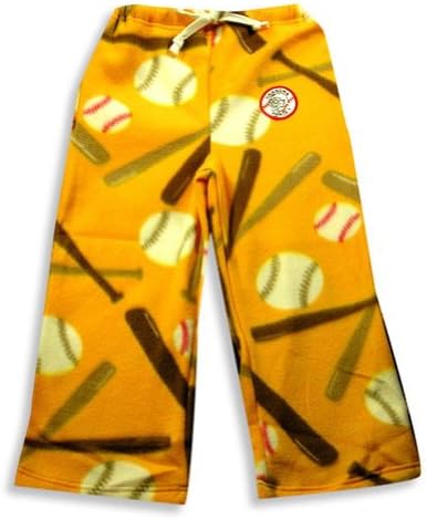 Grandma Pajama Pants - Boys Polar Fleece Baseball Pajama Pant
