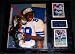 NFL Star Michael Irvin Photograph & Topps Cards On Plaque (Sports Memorabilia)