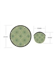 Single Detail Page Misc: Foldable Collapsible Frisbee Fan With Pouch - Messy Circles - Frisbee Pro