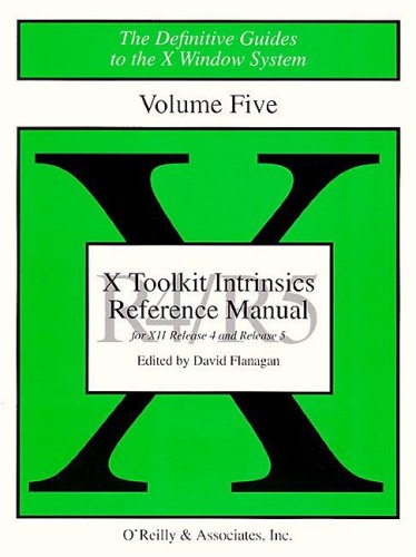 Image of: X Toolkit Intrinsics Ref Man R5 (Definitive Guides to the X Window System)