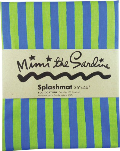 Mimi The Sardine Spillmat Design Blue/Green