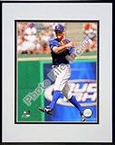 Ian Kinsler 2007 Fielding Action Double Matted 8 x 10 Photograph in Black Anodized Aluminum Fra