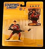 SANDIS OZOLINSH / COLORADO AVALANCHE 1997 NHL Starting Lineup Action Figure & Exclusive FLEER '96/'97 Collector Trading Card