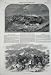 1850 Darjeeling Mountains Trees Ship Wreck Indiaman