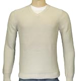 Lucky Brand Men's Cotton V-Neck Sweater Tan-XL