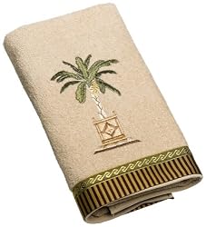 Avanti Banana Palm Hand Towel, Linen