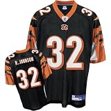 Reebok Cincinnati Bengals Rudi Johnson Replica Team Color Jersey