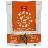 Cloud Star Soft & Chewy Buddy Biscuits Dog Treats, Peanut Butter Madness, 6-Ounce Pouches (Pack of 4)