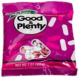 Good & Plenty Licorice Candies, 7-Ounce Packets (Pack of 12)