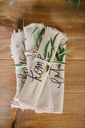 Mixed Set of Rolled Napkins, home decor, present, housewarming gift, tableware, place setting, set the table, place mat
