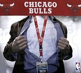 Chicago Bulls NBA Lanyard with Ticket Holder - Red