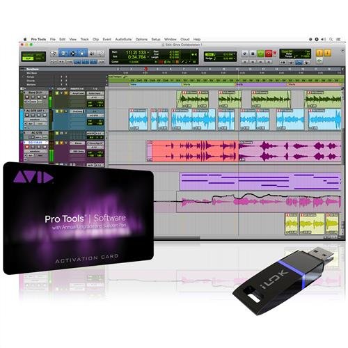Avid Pro Tools 12 with 12 Months Upgrades and Support, Activation Card and iLok 2 USB Key