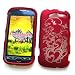 HTC myTouch 4G / myTouch HD (T-Mobile) Snap On Protector Hard Case "Red Hearts" Design
