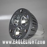 20 Watt Halogen Bulb Replacement - 3W CREE LED MR16 12v AC/DC