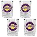 Los Angeles Lakers NBA 4pc Square Shot Glass Set by Great American Products