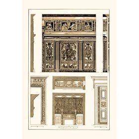 Wall Paintings and Decoration of the Renaissance 28x42 Giclee on Canvas