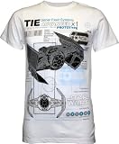 Star Wars Darth Vader's Tie Fighter Men's T-Shirt, X-Small