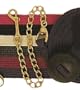 German Cord Cotton Lunge Line with Chain Navy