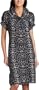 Kenneth Cole Women's Cowl Neck Dress,Rich Black,Large