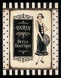 Paris Dress Boutique - Mini by Kimberly Poloson 11.00X14.00. Art Poster Print