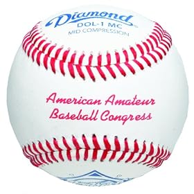 Diamond Mid Compression American Amateur Baseball Congress Baseball, Dozen