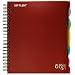 Top Flight Orbit 5-Subject Poly Cover Twin Wire Wirebound Notebook With Moveable Tabbed Dividers, 160 Sheets, College Ruled, 8.5 X 11 Inches, Assorted Colors, (11728)
