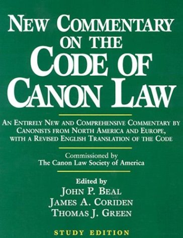 New Commentary on the Code of Canon Law: Study Edition under Canon Law in The Books Store