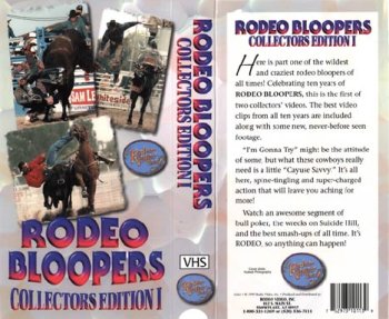 Rodeo Bloopers Collector's Edition 1 - VHS