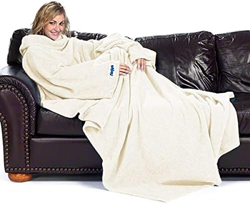 The Ultimate Slanket The Original Blanket With Sleeves Cream