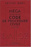 Revue Dalloz  / Méga nouveau code de procédure civile 2001