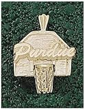 LogoArt Purdue Boilermakers 10K Gold Backboard Pendant