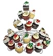 41 Count Metal Cupcake Dessert Stand with 5 Tiers