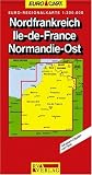France Map: Northern France/Picardy/Ile-de-France Sheet 1 (GeoCenter Euro Map)