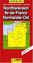 France Map: Northern France/Picardy/Ile-de-France Sheet 1 (GeoCenter Euro Map)