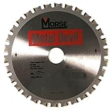 MK Morse CSM868TSC Metal Devil 8-Inch 68 Tooth Thin Steel Cutting Saw Blade with 5/8-Inch Arbor