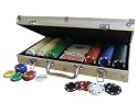 Tournament Poker Set in Aluminum Case - 300 Dual-Toned 7.2g Poker Chips