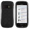 mumbi Silicon Case Nokia C7-00 C 7 Tasche Schutzh�lle - transparent black / schwarz