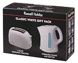 Kitchen & Housewares : Russell Hobbs Classic White Pack (3172 + 9272) Kettle & Toaster