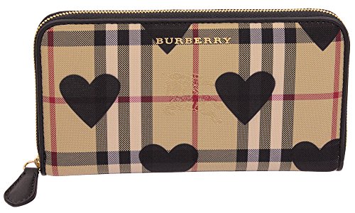 (バーバリー)BURBERRY ラウンドファスナー長財布 エルモア ホースフェリーチェック 3996684-BLACK [並行輸入品] 画像
