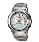 Casio Waveceptor Ana Digi Watch featuring Atomic Timekeeping plus Alarm, Light and More Functions (AZ5756)