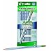 Dixon Ticonderoga Woodcase Pencil with Microban, #2 HB, Light Blue Barrel, 12-Count (13965)