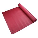 Premium Natural PER Durable 5.00mm Extra Thick Deluxe Yoga Mat - Red