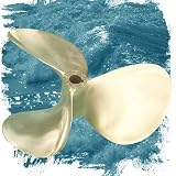 13 x 13 LH Michigan Wheel Cupped Dyna-Jet Propeller for 1 shaft