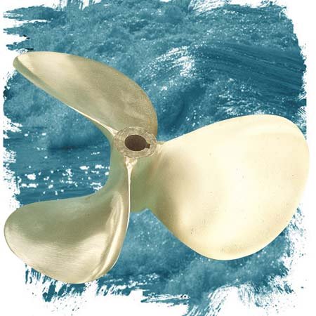 13 x 13 RH Michigan Wheel Cupped Dyna-Jet Propeller for 1 shaft