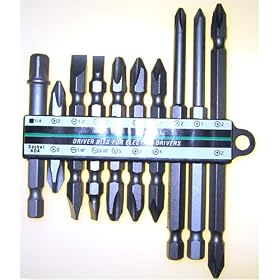 10 pcs Electrical PHILLIPS DRIVER BIT SET